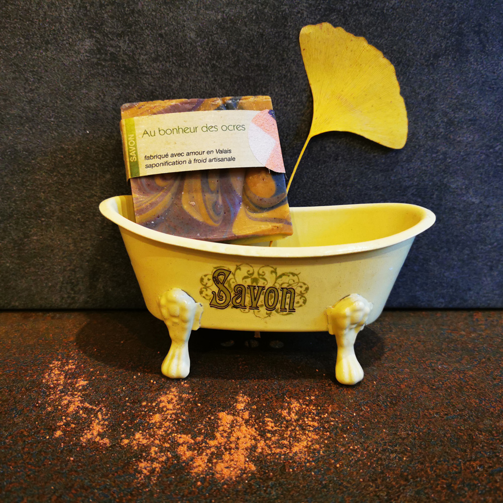 Savon surgras à la poudre d'ocres