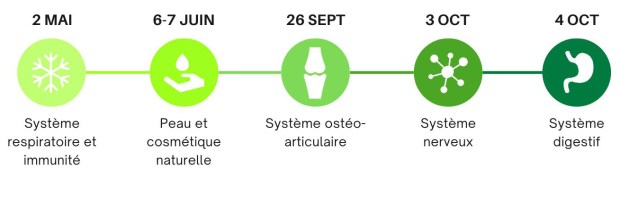 Cours d'herboristerie par système du corps humain